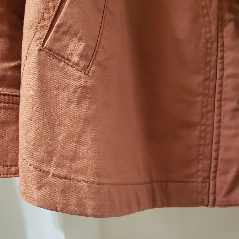 Rust Button-Up Jacket - Picture 4 of 12